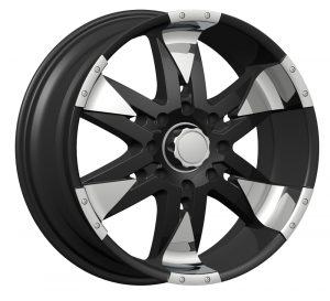 Velocity VW-840 18x8 Gloss Black with Machine Face